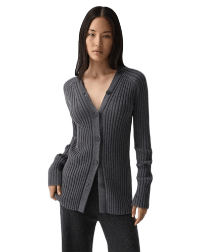 띠어리) 메리노울 버튼백 가디건 $158.00