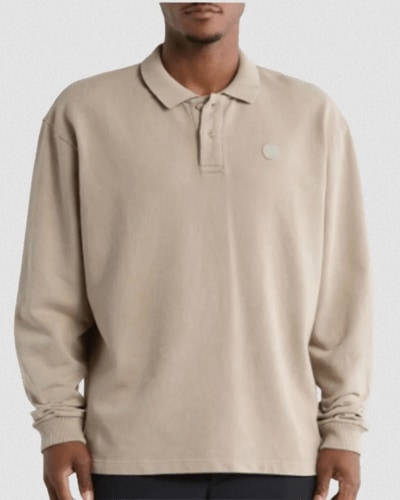 노드랙) 보스 Nulong 롱슬리브 코튼 폴로셔츠 $69.97