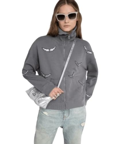 자딕앤볼테르) 윙 밀리 집업자켓 $149.00