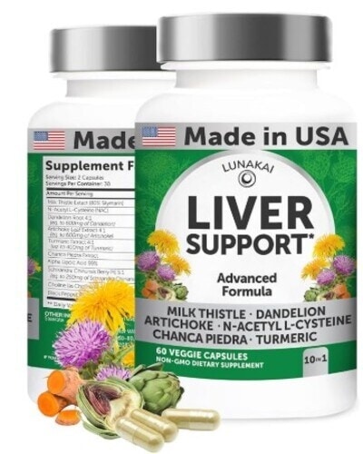 아마존미국) 루나카이 간 해독&재생 영양제 60ct $23.95