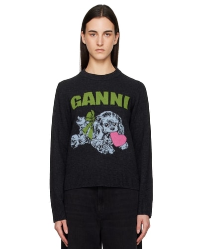 센스) 가니 그레이 퍼피 울 스웨터 $148.00