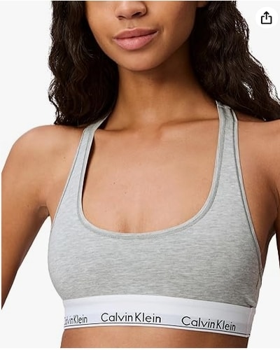 아마존미국) 캘빈클라인우먼 모던 코튼 노와이어 브라렛 $18.00