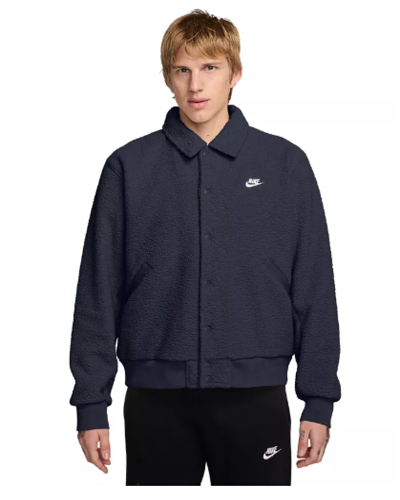 메이시스) 나이키 맨 스포츠웨어 클럽 하이파일 코치자켓 $51.93