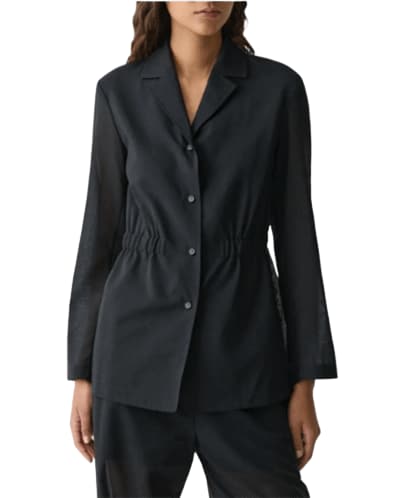 노드랙) 띠어리 신치 웨이스트 울혼방 자켓 $129.33