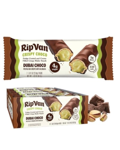 아마존미국) 립반 두바이 크리스피 초콜릿 바 12pk $13.99