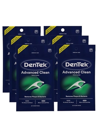 아마존미국) Den Tek 어드밴스드 클린 치실 20개입 * 6pk $3.75