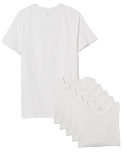 아마존미국) 아마존에센셜 코튼 크루넥 언더셔츠 6pk $19.30