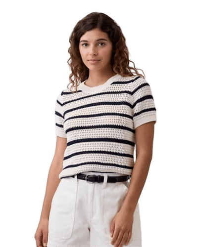 갭팩토리) 릴랙스 크로쉐 탑 $19.99