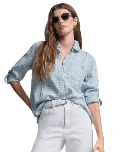 DKNY) 가먼트 다이 스플리트 셔츠 $62.30