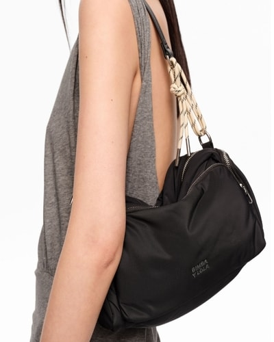 밤바이욜라) 수납력 좋은 나일론 크로스바디 백 €116.20