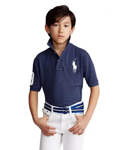 메이시스) 폴로랄프로렌 보이즈 빅포니 메시 폴로셔츠 $41.65
