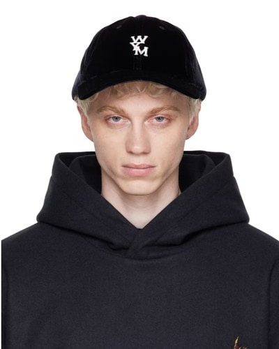 센스) 우영미 네이비 볼캡 $102.00