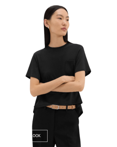 띠어리) 오가닉코튼 릴랙스 티셔츠 $57.00