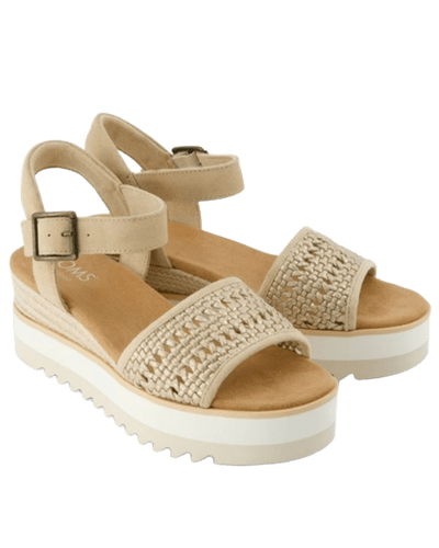 탐스) 썸머 세일중!! 다이아나 웨지 샌들 $67.50