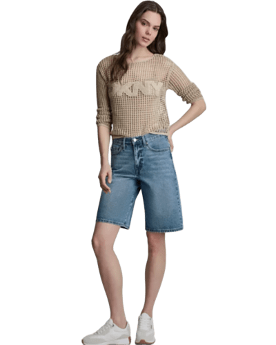 메이시스) DKNY 우먼 미드라이즈 데님 버뮤다 팬츠 $41.40