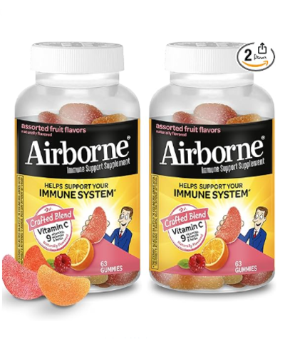 아마존미국) 에어본 비타민C 750mg 구미 2pk $18.51