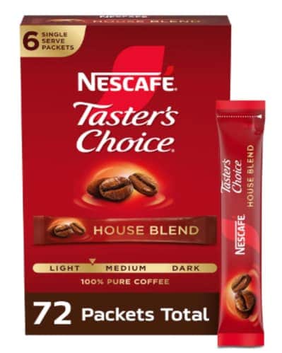 아마존미국) 네스카페 테이스터스 초이스 하우스 커피 72pk $18.72
