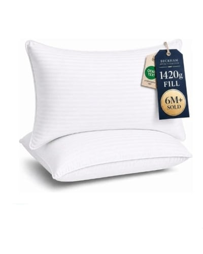 아마존미국) 베컴 호텔 컬렉션 퀸사이즈 베개 2개 세트 $41.97