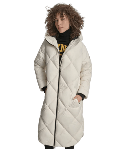 메이시스) DKNY 우먼 다이아몬드 퀼팅 푸퍼 코트 $112.50