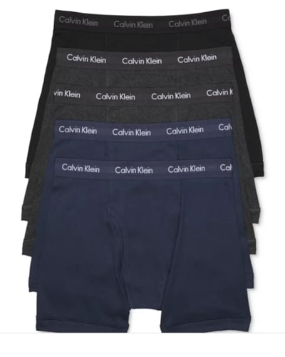 메이시스) 캘빈클라인 맨 클래식 박서브리프 언더웨어 5pk $45.90