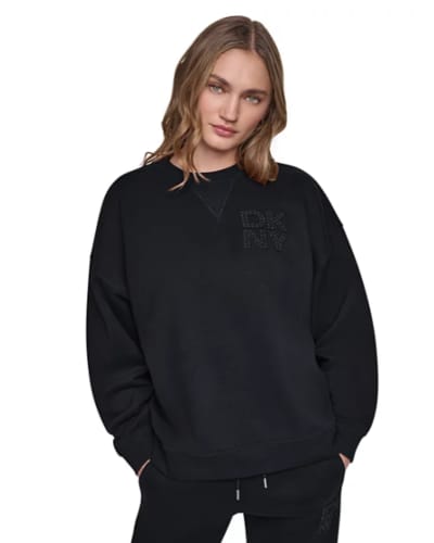 메이시스) DKNY 우먼 오버사이즈 드롭숄더 스웻셔츠 $44.62