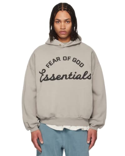 센스) 피오갓에센셜 그레이 트레이닝 90S 후디 $115.00