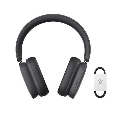 Baseus 베이스어스 H1 블루투스 헤드폰 노이즈캔슬링 무선 헤드셋 - 블랙