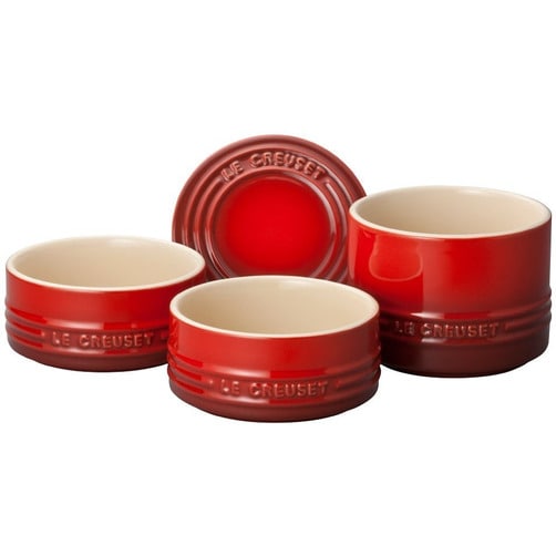 [Le Creuset] 스태커 라메킨 세트 - 체리레드