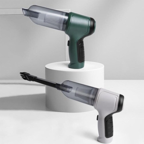 3in1 무선 다기능 청소기 신형 파워풀 핸디형 청소기 - 그린+2개필터