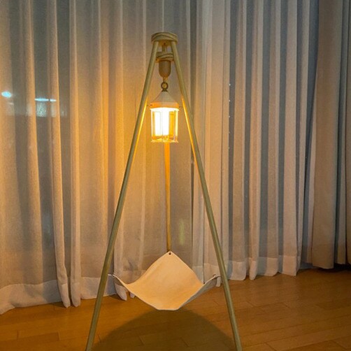 우드 랜턴걸이 캠핑 랜턴걸이