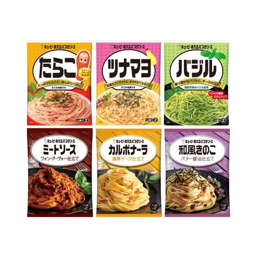 [큐피] 버무려 먹는 파스타 소스 6종