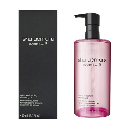 [shu uemura] 슈에무라 포어피니스트2 사쿠라 리프레싱 클렌징 오일 450ml