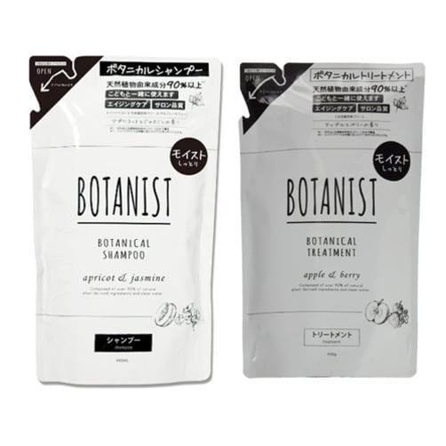 [보타니스트] 보테니컬 샴푸 & 트리트먼트 440ml 세트 [리필] - 모이스트