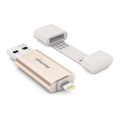 [Maxchange] Apple MFI인증 라이트닝 OTG USB 메모리 - 핑크32GB