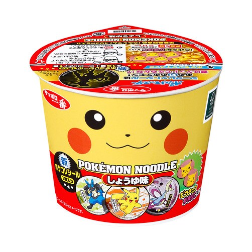 [SANYO]  산요식품 삿포로이치방 포켓몬 누들 12개 (스티커 포함) - 쇼유맛