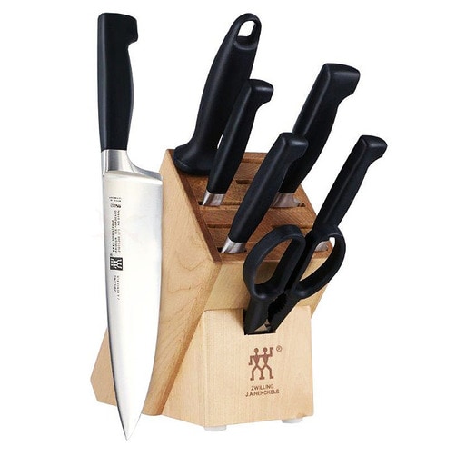 헹켈 4 스타 주방칼 & 블록 8종 세트, Made in Germany