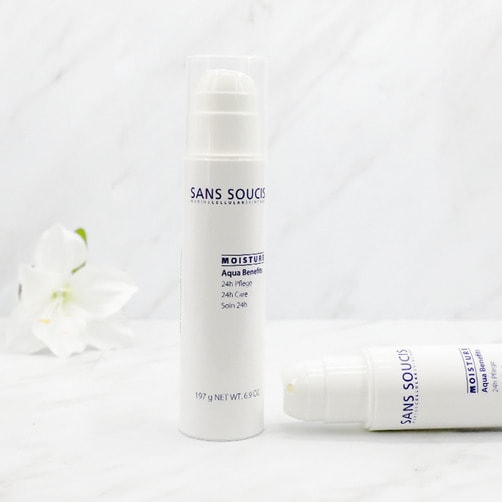 온천수를 사용하는 독일 스파브랜드 산수시 아쿠아 베네피트 24시간 수분 크림, 200ml(대용량)