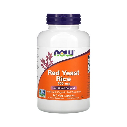 나우푸드 레드 이스트 라이스 홍국 600 mg, 240 베지캡슐