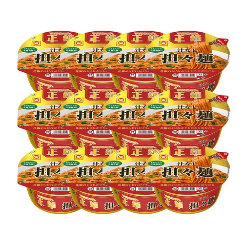 [MARUCHAN] 마루짱 세이멘컵 국물 없는 탄탄멘 133g×12개