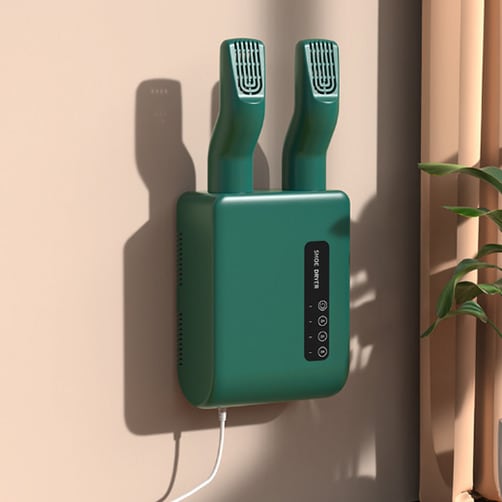 가정용 신발건조기 슈즈 탈취 살균 건조기 신발 제습기 드라이어 유럽형 플러그 - 그린