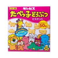 [GINBIS] 긴비스 타벳코 동물모양 비스킷 버터맛 24g×50P