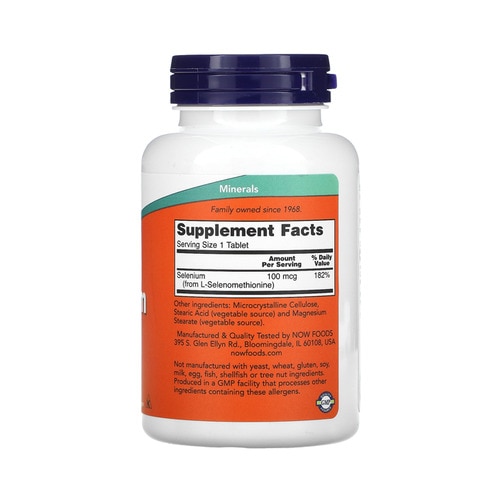 나우푸드 셀레늄 100mcg, 250타블렛