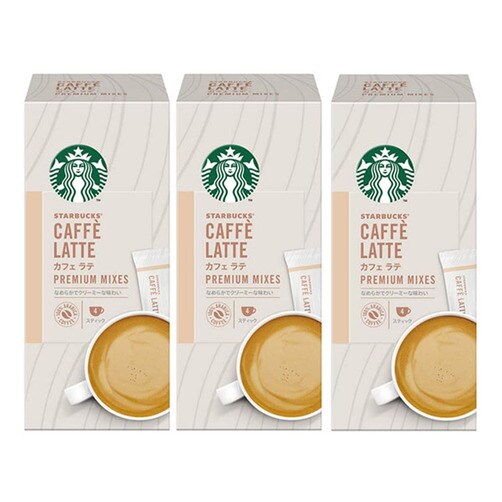 [Starbucks] 스타벅스 프리미엄 믹스 카페라떼 4P x 3개 세트