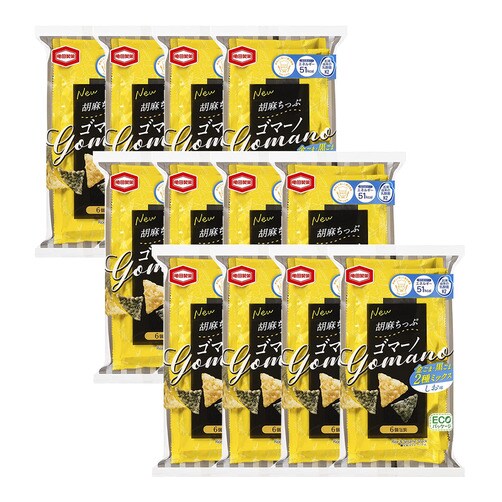 [KAMEDA] 카메다제과 2종류 깨로 만든 고마노 센베60g 12P