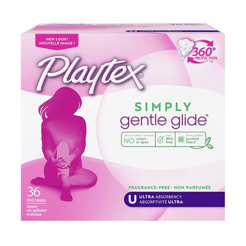 플레이텍스 젠틀 글라이드 360도 탐폰, 울트라 (36 ct.)