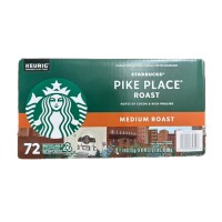 (패키지 랜덤발송) 스타벅스 파이크 플레이스 미디움 로스트 캡슐커피 72 k-cups