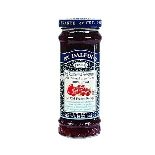 샹달프 100% 과일 스프레드: 라즈베리 & 석류,10oz(284g)