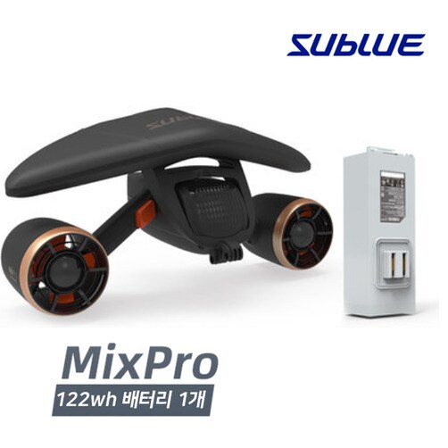 Sublue MixPro 수중스쿠터 프리다이빙 수중 촬영 - 블랙