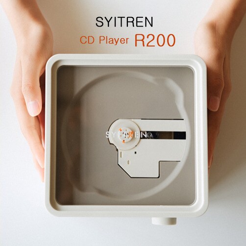 최신 SYITREN R200 CD 플레이어 빈티지 블루투스 오디오 음향기기