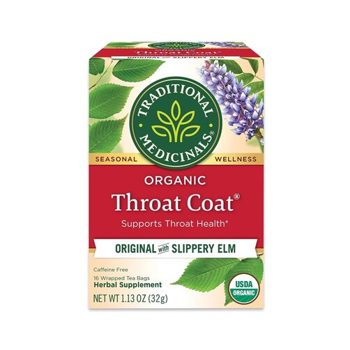 (가수들이 마시는 차로 유명한) 트레디셔널 메디셔널 유기농 Throat Coat 오리지널 느릅나무 티백 16개입